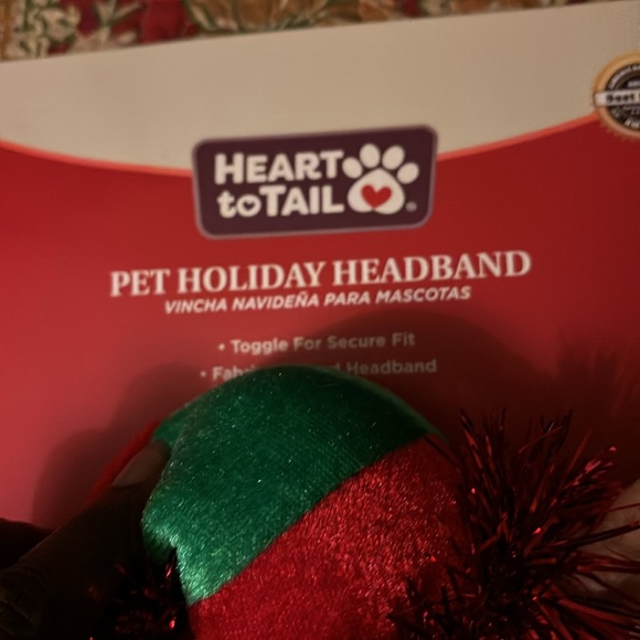 Head to Tail Pet Holiday Headband Adjustable Strap - Picture 2 of 2